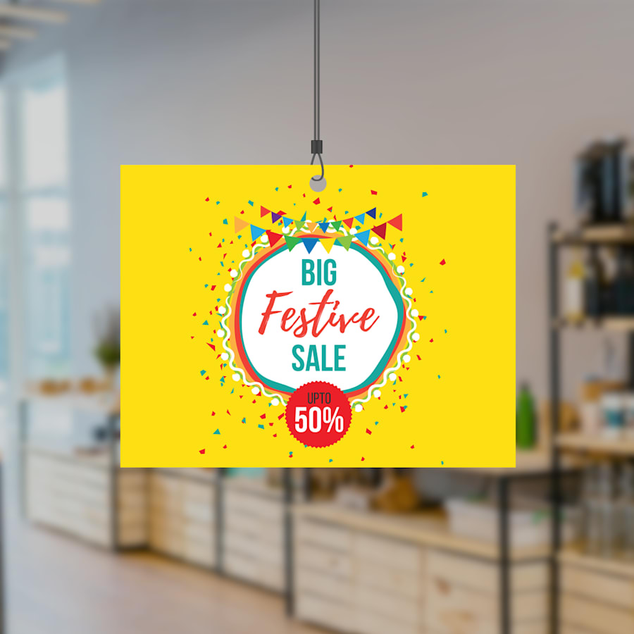 Dangler Design and Print Dangler Advertising Online VistaPrint